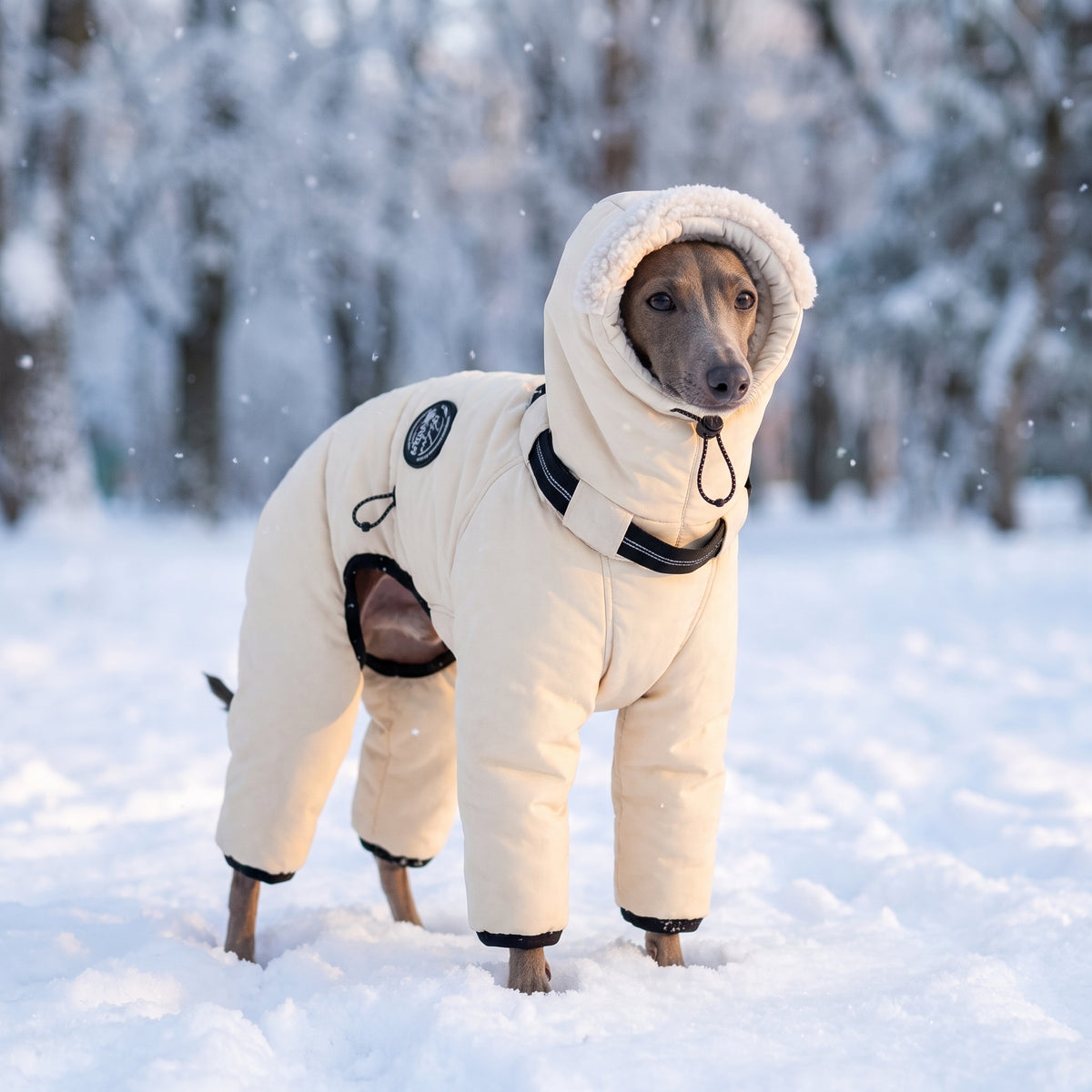Puffpup Full-Body Winter Snowsuit for Dogs